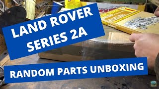 Unboxing Land Rover Series Parts 2A restoration repair Paddocks Spares [upl. by Amhser944]