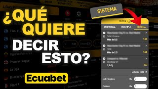 🔥Que son Apuestas de Sistema en Ecuabet 1era Parte ecuabet [upl. by Hardan]