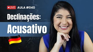 ACUSATIVO EM ALEMÃO  GUIA COMPLETO Aulão de Alemão 40 [upl. by Lebasiram]