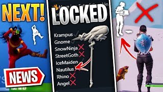 Fortnite News  Unreleased Skins List Emote Glitch Take The Elf Next Secrets Changes and More [upl. by Kania]