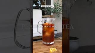 Peach iced tea affordable starbucks drink tea peachicedtea peach icedtearecipe [upl. by Bartosch]