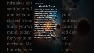 Gemini  May 10 2024 Todayss English Horoscope [upl. by Cosme]