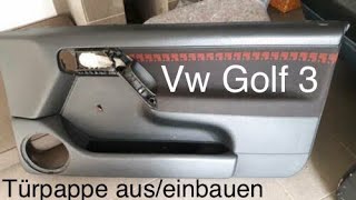 Golf 3 Türverkleidungen vorne ausbauen [upl. by Hephzipa875]