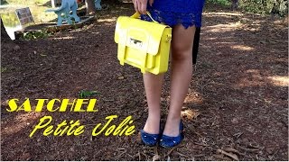 Look com a Bolsa Satchel  Petite Jolie [upl. by Nylle]