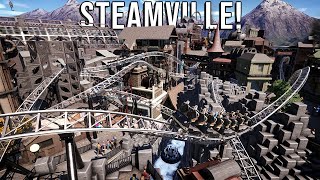 Hyper Detailed Mini Park amp Exploration Coaster Steamville [upl. by Orecic]