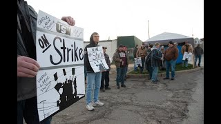 Enough is enough Unfair Labor Practices Strike Begins at ATI [upl. by Enella]