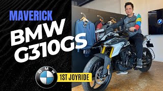 1st Joyride on my BMW g310GS  Maverick [upl. by Adnalahs]