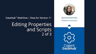 Webview  Editing Properties 23  New for Cogent DataHub version 11 [upl. by Lemrahc792]