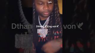 RIP 🕊️🖤King von and Dthang otf rap rapper hiphopartist [upl. by Ruthie]