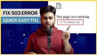 How to QUICKLY fix HTTP 503 Error [upl. by Notsirhc]