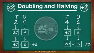 Doubling and Halving  Maths Made Easy  Faz Learning Centre [upl. by Klute85]