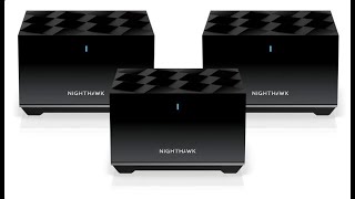 NETGEAR Nighthawk TriBand Whole Home Mesh WiFi 6 System MK83 – AX3600 Router with 2 [upl. by Gnof]