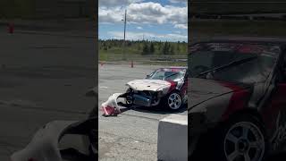 Zenki S14 crashes during drifting😣 [upl. by Lav381]