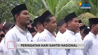 KOTIM  UPACARA PERINGATAN HARI SANTRI NASIONAL DIIKUTI RATUSAN SANTRI DARI BERBAGAI PONPES [upl. by Airec]