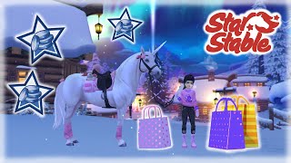 shoppingtour im winterdorf 🛍💗  SSO Pferdekauf [upl. by Aliled]