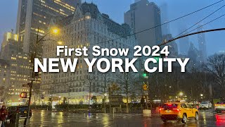 New York City LIVE Winter Storm Ember  Possible Snow Storm in New York City January 6 2024 [upl. by Fransen]