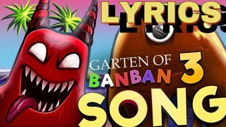 quotRivalsquot  Lyrics GARTEN OF BANBAN 3 RAP SONG By Rockit Music [upl. by Inesita]