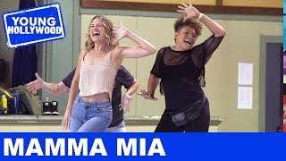 Mamma Mia Cast Reveals Their Favorite ABBA Moves [upl. by Audrit626]