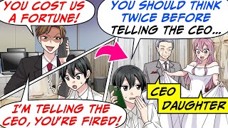 My Boss Who Got Hired Through the CEOs Connection Tried to Get Me Fired But…RomCom Manga Dub [upl. by Yrral]