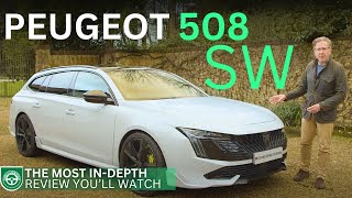 Peugeot 508 SW 2024 Review  Smarter cleverer and better equipped [upl. by Neelon]