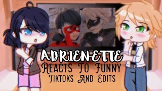 MLB Characters Adrienette Reacts To Funny Tiktoks and Edits [upl. by Vinna641]