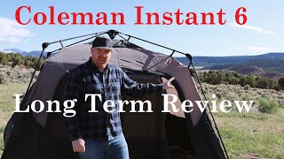 Coleman Instant 6 Person Tent Long Term Review [upl. by Arrak]