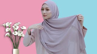 10 GAYA CANTIK SHAWL RAYA TUTORIAL – CARA PAKAI SHAWL TERKINI SIMPLE DAN CANTIK SANGAT [upl. by Haag]