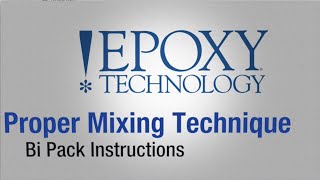 How to Properly Handle and Mix an EPOTEK® BiPack [upl. by Gilburt]