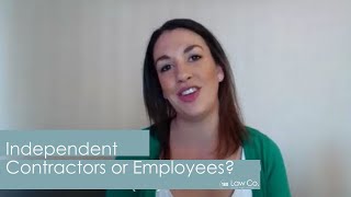 Independent Contractors v Employees  All Up In Yo Business [upl. by Lellih804]