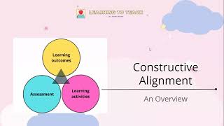 Constructive Alignment  An Overview [upl. by Gilmour]