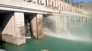 World Most Dangerous Dam Water Release Through Hydro Power Plant for Electricity Generation [upl. by Endys]