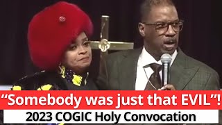 Bishop Sheard REBUKES false allegations about First Lady Sheard during 2023 COGIC Holy Convocation [upl. by Sanderson]