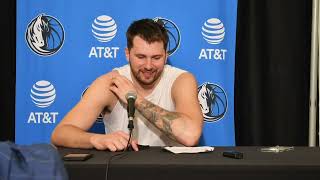 Dallas Mavs Luka Doncic Postgame Interview vs Houston Rockets March 31 2024 [upl. by Krug]