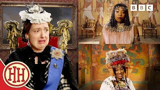 Queen Vics Group Chat  Gruesome Guide to Growing Up  Horrible Histories [upl. by Ariuqahs]