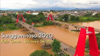 Drone Video Sungguminasa Kabupaten Gowa Sulawesi Selatan 2020 [upl. by Aihsekal214]