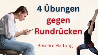 Übungen gegen Rundrücken I mehr Aufrichtung [upl. by Dimphia]