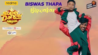 SUPER DANCER NEPAL  Biswas Thapa amp Karan Shah  Timi Lai Sani  Individual Performance Top 12 [upl. by Adiaz]