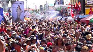 Asistentes al carnaval de Aguadulce superan las expectativas [upl. by Annaehr]