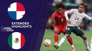 Panama vs Mexico Extended Highlights  CONCACAF Nations League  CBS Sports Golazo [upl. by Ewall]