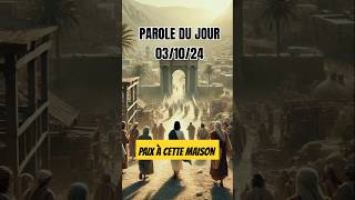 PAROLE DU JOUR 031024 quotJesus envoya les disciplines en mission parolededieu paroledujour foi [upl. by Jelle]