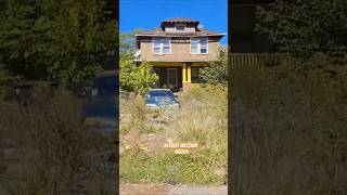 Detroit Abandoned House with an old Mustang hiding in the weeds Abandoned urbex exploring [upl. by Leahsim388]