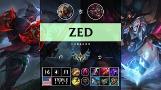 Zed Jungle vs Shaco  NA Challenger Patch 1414 [upl. by Enitsenrae]