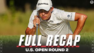 2022 US Open Collin Morikawa 5 Tied For Lead Jon Rahm Chasing After Round 2 I FULL RECAP [upl. by Horacio193]