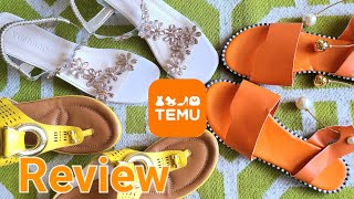 Womens Shoes Review from Temu [upl. by Ahsinert252]