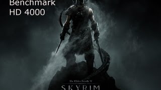 Skyrim on i5 3570k intel HD 4000 graphics [upl. by Krik941]