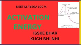 concept of Activation energy  BIOMOLECULES 11th class NEET2025 NCERT science Enzymes [upl. by Atworth418]