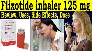 Flixotide inhaler how to use  Review flixotide inhaler  Fluticasone propionate Inhaler Uses Dose [upl. by Esele]