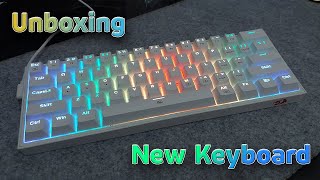 Unboxing Redragon K617 Fizz White New Keyboard to Coding [upl. by Hyatt]