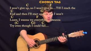 Try Everything Shakira Fingerstyle Cover Lesson with ChordsLyrics  Capo 1st [upl. by Weiler]