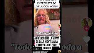 GALA MONTES CON YORDI chisme galamontes shorts polemica yordirosado viralshort short viral [upl. by Eecrad]